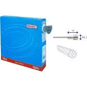 Elvedes 1x19 Stainless V-nipple 5.5×10 Bremsekabel 100 Enheter