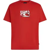 O'Neill Essentials 90'S Logo T-skjorte rød