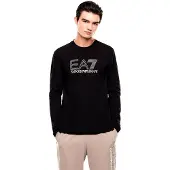 Emporio Armani for man. 7M001310_AF10373 Long sleeve Visibility t-shirt black (S), Casual, Cotton