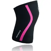 Rehband RX Knestøtte 7mm Svart/Rosa