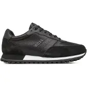 BOSS for man. 50498133 Parkour shoes black (40), Flat, Laces, Casual