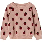 Name it Printet Strikket Pullover