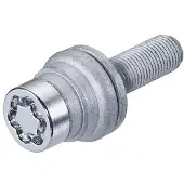 McGard låsebolt m12x1.25 flad krom