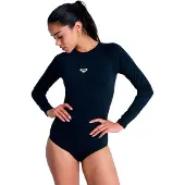 Roxy Essentials Back Zip Langermet lycra svart