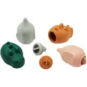 Liewood Carolina Squeezy Leke 4-Pack Dove Blue Multi Mix Liewood