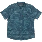 Salty Crew Flagship Uv Button Up Skjorte blå