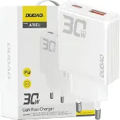 Dudao A30EU Adapter 30Watt GaN 1xUSB-C 1xUSB-A