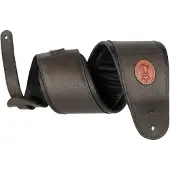 Levys Leathers Signature Legacy 4.5" Leather Guitar Strap Dark Brown