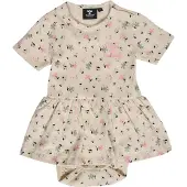 Hummel Kjolebody k/e - hmlTyra - Hvitkappegrå - - 68 - Kortermet body
