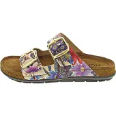 Rohde dameslipper - Blomstrete - Sko - Tøffel - Sandaler