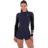 Hurley Air 2 Mm Mid Springsuit Langermet Shorty-våtdrakt Med Glidelås Bak For Dame
