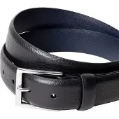 Hackett for man. HM4100065 Black Pebble Belt (36), Casual, Classic, Leather