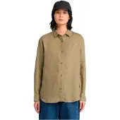 Timberland Linen Skjorte Med Lange Ermer