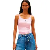 Tommy Hilfiger Script Ermeløs Topp