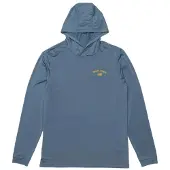 Salty Crew Overnight Hood Sunshirt Longsleeve Lycra blå