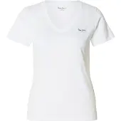 Pepe Jeans Mae Kort Ermet V-hals T-skjorte