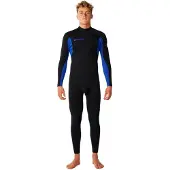 Rip Curl Trad 3/2 Mm Fl Langarmet Neopren-drakt Med Glidelås På Ryggen