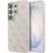 GUESS Samsung Galaxy S26 Ultra 4G Script Metal Logo magnetisk-deksel - rosa