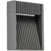 LUCANDE utendørs LED-vegglampe Tavion, 16 cm, antrasitt, IP65