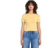 Volcom Tight Crop T-skjorte gul