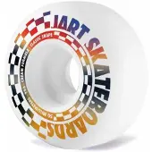 Jart Checker 52mm 99A Classic Shape Hjul hvit