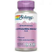 Solaray Ashwagandha Ksm-66 Plus Kapsler 60 Enheter