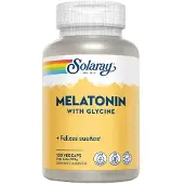 Solaray Melatonin+glycine Kapsler 100 Enheter