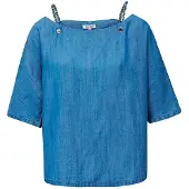 Salsa Jeans 21010891 Kort Ermet Bluse