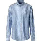 Faconnable Fm302181 Linen Skjorte Med Lange Ermer