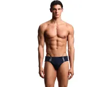 Emporio Armani for man. EM000570_AF20426 Slip Cint swimming costume navy (S), Beachwear, Nylon