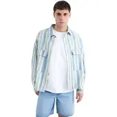 Balmohk 30000401 Cropped Stripes Skjorte Med Lange Ermer