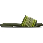 Armani Exchange for woman. XW002569AF22793M7208 Renew green sandals (40), Fabric, Flat, None, Casual