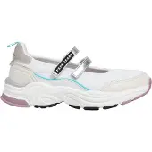 Pepe Jeans for woman/girl. PGS600006 Mave Ballet Slippers white (36), Fabric, Flat, Velcro, Casual, children's fashion