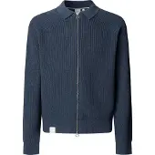 Pepe Jeans for man. PM7000063 Fabian Zip navy jumper (XL), Casual, Cotton