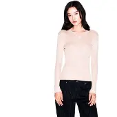 Armani Exchange for woman. XW001874AF11957M4014 Slim V jumper pink (M), Casual, Classic, Viscose