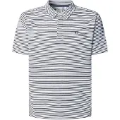 Pepe Jeans for man. PM5400075 Polo Corbin Stripes white (L), Casual, Cotton, Short sleeve