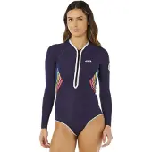 Rip Curl G-bomb 1.5 Mm Full Spring Langermet Shorty Med Glidelås Foran Til Dame