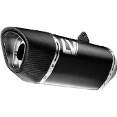 Leo Vince Lv-14 R Black Edition Kawasaki Ninja 400 Abs 24-25/ninja 500 Abs 24-26/ninja 500 Se Abs 24-26 Homologert Lyddemper