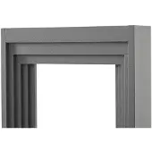 LUCANDE LED-gatelampe Ashkan, høyde 80 cm, antrasitt, IP65