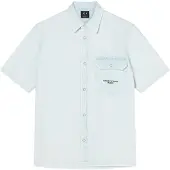 Armani Exchange for man. XM002266AF22638FB380 White cotton shirt (L), Casual, Short sleeve