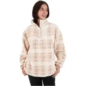 Hurley Laneway High Pile Fleecejakke Med Halv Glidelås