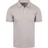 Suitable Boris Poloskjorte Greige Grå Beige Størrelse