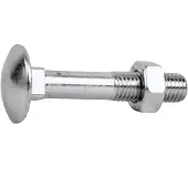 Cofan Din-603/934 M10x140 Mm Vognbolt Med Mutter 25 Enheter