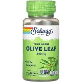 Solaray Olive Leaf 410mg Kapsler 100 Enheter