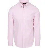 Steppin' Out Skjorte Oxford Stripes Rosa Størrese