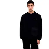 Emporio Armani for man. 7M001585_AF12660 Athletic Mix sweatshirt black (M), Casual, Sport, Cotton