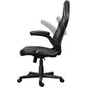 Trust GXT 703 RIYE gamingstol 140 kg maksbelastning, oppfellbare armlener, svart