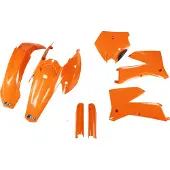 Ufo Ktm Sx/sx-f 2005-2006 Ktkit503f-127 Fork Protectors &amp; Plastsett