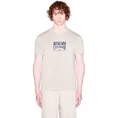 Armani Exchange for man. XM002452AF10334U6229 Basic Slim Fit beige T-shirt (M), Casual, Cotton, Short sleeve