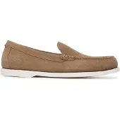 Ralph Lauren for man. 803932196001 Merton Brown Leather Moccasins (40), Flat, None, Casual, Classic